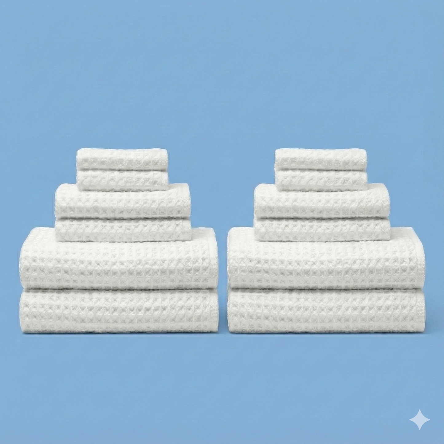 Silverthread White Bath Towel Bundle